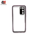 Чехол для Huawei P40 силиконовый с фиолетовым ободком