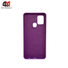 Чехол для Samsung A21s Silicone Case, фиолетового цвета