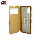 Чехол-книга для Samsung A41 золотого цвета, Experts