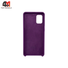 Чехол для Samsung A31 Silicone Case, фиолетового цвета