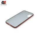 Чехол для Iphone 11 Pro силиконовый, глянцевый с логотипом, розового цвета, Hicool