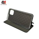 Чехол-книга для Samsung A03 темно-синего цвета