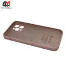 Чехол для Iphone 12 Pro Silicone Case Squared, 19 пудровый