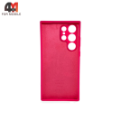 Чехол для Samsung S23 Ultra Silicone Case, ярко-розового цвета