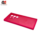 Чехол для Samsung S23 Ultra Silicone Case, ярко-розового цвета