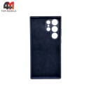Чехол для Samsung S23 Ultra Silicone Case, темно-синего цвета