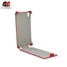 Чехол-книга для Sony Xperia Z3 низ, красного цвета