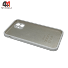 Чехол для Iphone 12 Silicone Case Squared, 9 белый