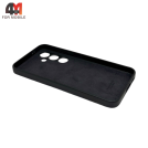 Чехол для Samsung S24 пластиковый, Leather Case, черного цвета