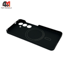 Чехол Samsung S24 кевлар с MagSafe, черного цвета (1500D)