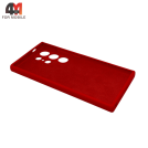 Чехол для Samsung S24 Ultra Silicone Case, красного цвета