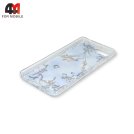 Чехол для Xiaomi Redmi 6A силиконовый с попсокетом, голубого цвета