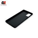 Чехол для Samsung A71 пластиковый, глянцевый, черного цвета, Case