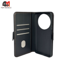 Чехол-книга для Huawei Nova 12i/13i шов, черного цвета, Case