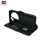 Чехол-книга для Huawei Nova 12i/13i шов, черного цвета, Case