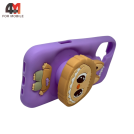 Чехол для Iphone 16 Labubu Popsocket, лавандового цвета