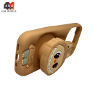 Чехол для Iphone 16 Pro Labubu Popsocket, коричневого цвета