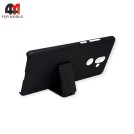 Чехол для Nokia 7 Plus пластиковый с подставкой, черного цвета, Nillkin