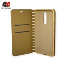 Чехол-книга для Nokia 8 2017 золотого цвета, New Case