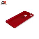 Чехол для Huawei P9 Lite силиконовый с логотипом, красного цвета