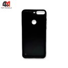 Чехол для Huawei Y7 2018/Y7 Prime 2018/7C Pro силиконовый, стразы, красного цвета