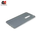 Чехол для Nokia 8 2017 силиконовый с блестками, серебристого цвета