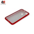 Чехол для Huawei P9 Lite Mini силиконовый с блестками, красного цвета