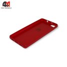 Чехол для Huawei P8 Lite 2015 силиконовый с логотипом, красного цвета