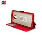 Чехол-книга для Samsung J6 2018/J600 красного цвета, Experts