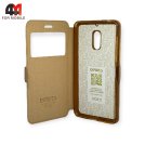 Чехол-книга для Nokia 6 2017 золотого цвета, Experts