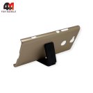 Чехол для Sony Xperia XA2 Plus пластиковый с подставкой, золотого цвета, Nillkin