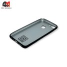 Чехол для Honor 9 Lite силиконовый, матовый, черного цвета, Case