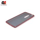 Чехол для Nokia 8 2017 силиконовый с блестками, розового цвета