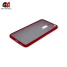 Чехол для Nokia 6 2017 силиконовый с блестками, красного цвета