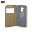 Чехол-книга для Honor 6A золотого цвета, Case