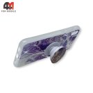 Чехол для Huawei Y5 2019/Honor 8S силиконовый с попсокетом, фиолетового цвета