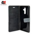 Чехол-книга для Nokia 7 Plus тканевый, серого цвета, Case