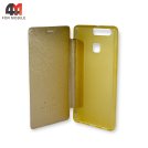 Чехол-книга для Huawei P9 золотого цвета, Caidea