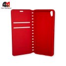 Чехол-книга для Sony Xperia X красного цвета, New Case