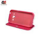 Чехол-книга для Samsung J1 2015/J100 розового цвета