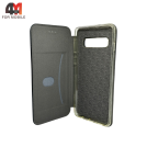 Чехол-книга для Samsung S10 Plus бордового цвета