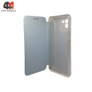 Чехол-книга для Samsung A03 с усиленными углами, голубого цвета