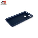 Чехол для Huawei Y7 2018/Y7 Prime 2018/7C Pro силиконовый, тканевый, синего цвета, Cherry