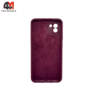 Чехол для Samsung A03 Silicone Case, цвет марсала