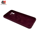 Чехол для Samsung A03 Silicone Case, цвет марсала