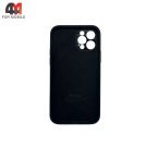Чехол для Iphone 12 Pro Silicone Case Squared, 18 черный