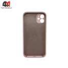 Чехол для Iphone 12 Silicone Case Squared, 19 пудровый