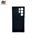 Чехол для Samsung S23 Ultra Silicone Case, черного цвета