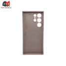 Чехол для Samsung S23 Ultra Silicone Case, пудрового цвета