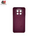 Чехол для Huawei Nova Y91 Silicone Case, цвет марсала